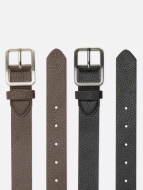 2-pack texturerade bälten