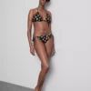 2-pack tryckt triangel-bikinitopp