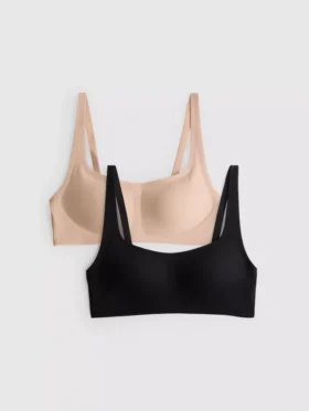 2-pack utjämnande Shapewear-crop-top