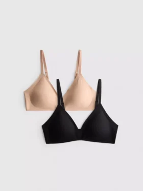 2-pack utjämnande triangel-Shapewear-bh