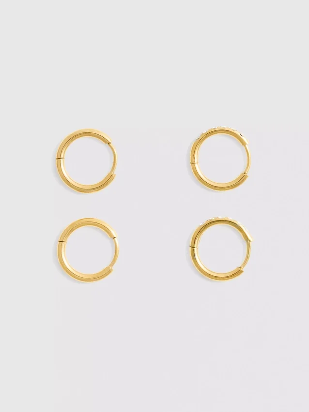 2-pack vattentäta Diamanta-örringar