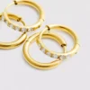 2-pack vattentäta Diamanta-örringar