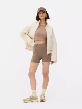 2-pack yogashorts med hög midja
