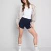 2-pack yogashorts med hög midja