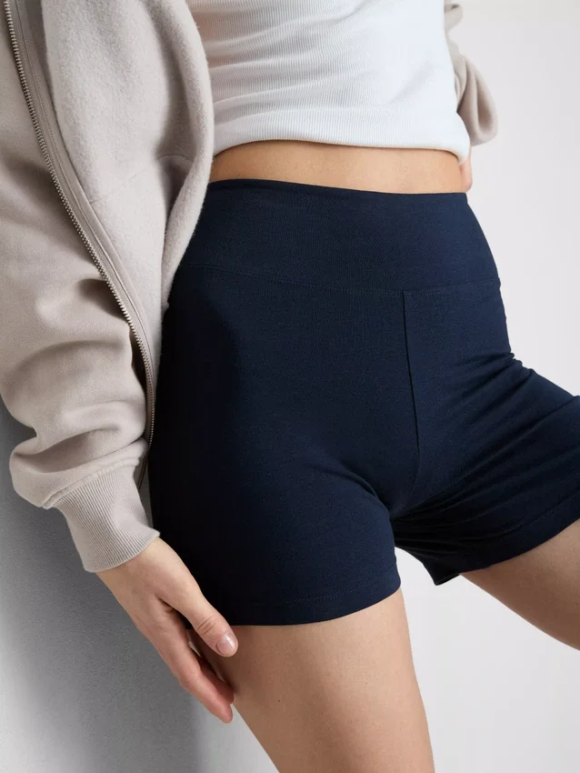 2-pack yogashorts med hög midja
