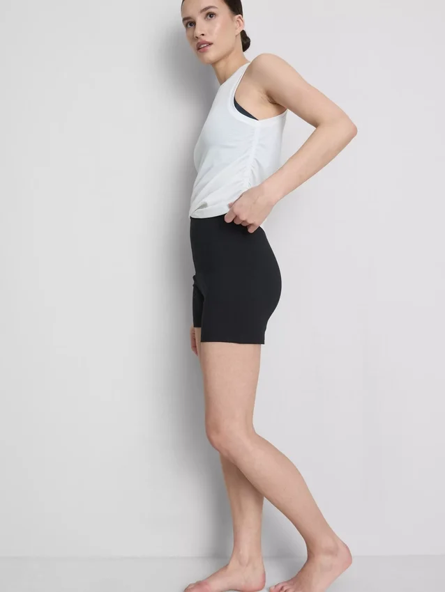 2-pack yogashorts med hög midja