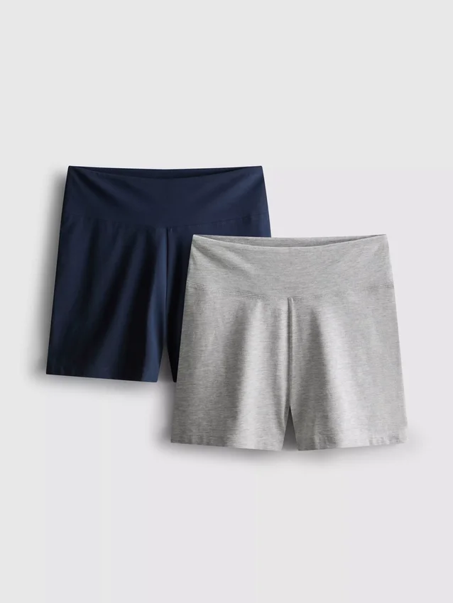 2-pack yogashorts med hög midja