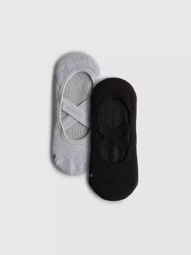 2-pack yogastrumpor med grepp