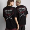 21 Savage kortärmad T-shirt