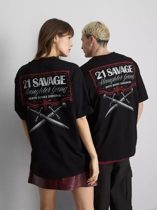 21 Savage kortärmad T-shirt