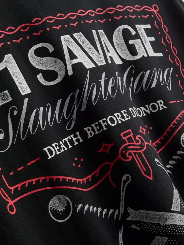 21 Savage kortärmad T-shirt