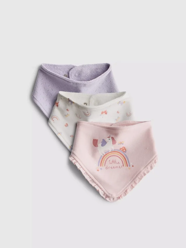 3-pack bandana-haklappar