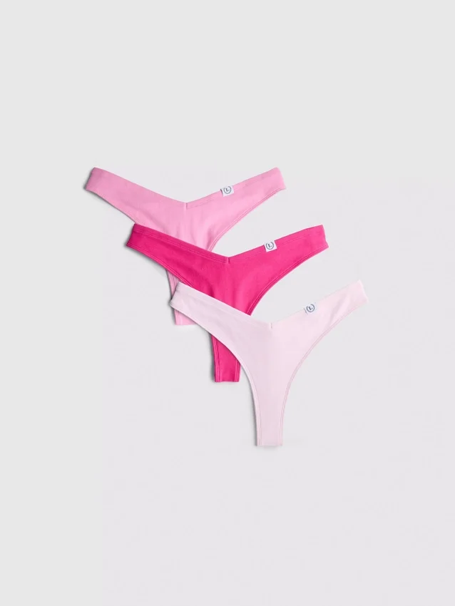 3-pack bomullssträngar i Miami-modell