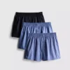 3-pack boxershorts med knäppning