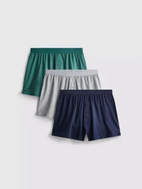 3-pack boxershorts med lös passform