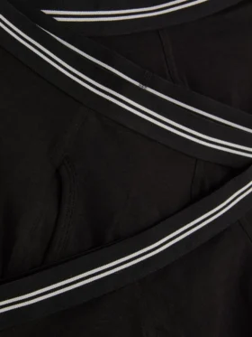 3-pack boxershorts med randigt midjeband