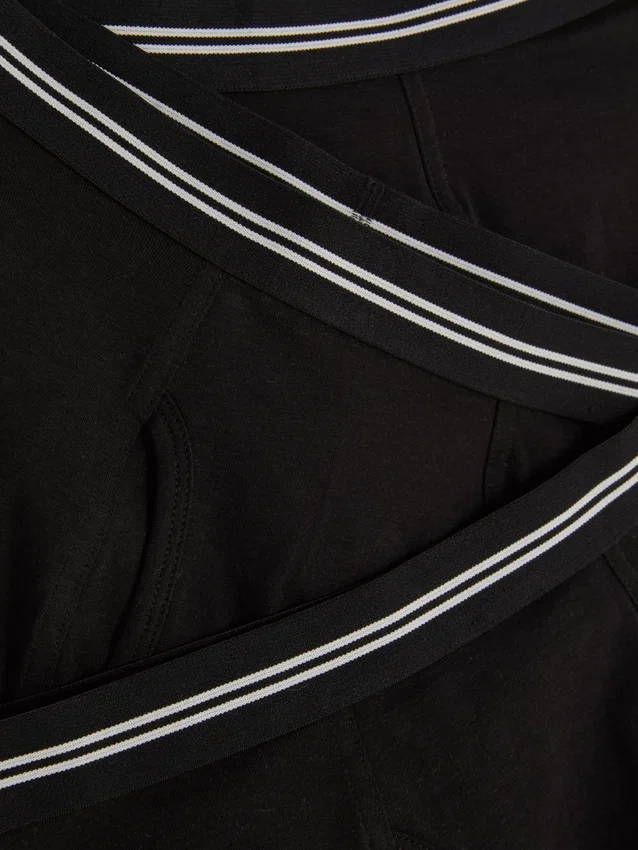 3-pack boxershorts med randigt midjeband