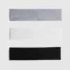 3-pack elastiska hårband