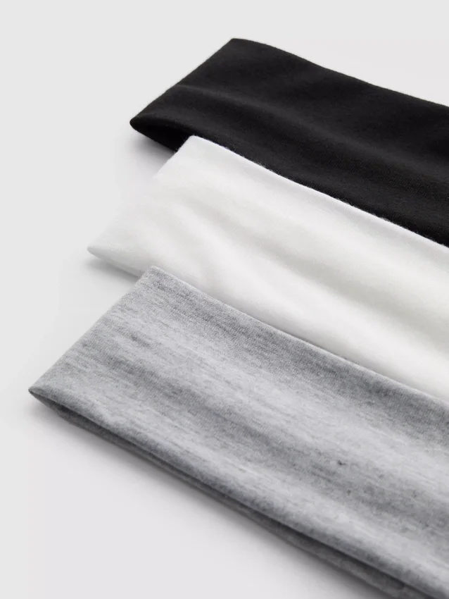 3-pack elastiska hårband