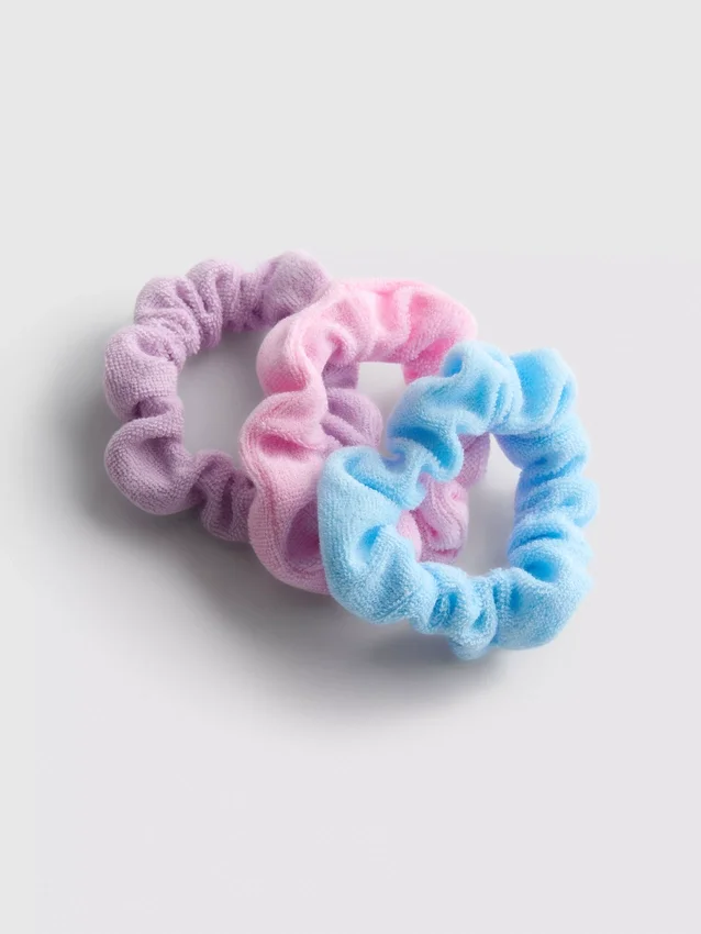 3-pack frotté-scrunchies