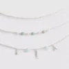 3-pack halsband med blandade berlocker