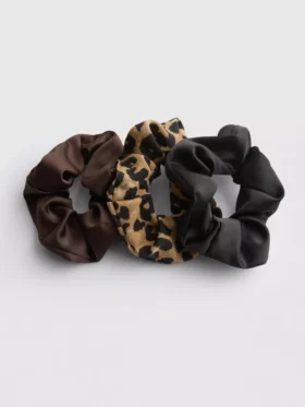 3-pack hårsnoddar i satin