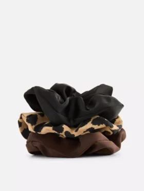 3-pack hårsnoddar i satin