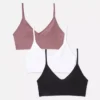 3-pack korta, sömlösa cami-braletter