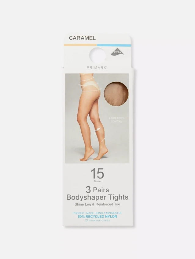 3-pack kroppsformande strumpbyxor