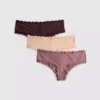 3-pack neutrala hipster-trosor i mikrofiber