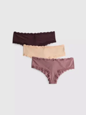 3-pack neutrala hipster-trosor i mikrofiber