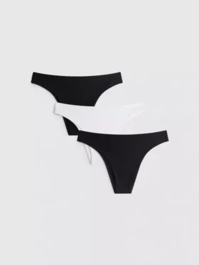 3-pack osynliga brasilianska stringtrosor