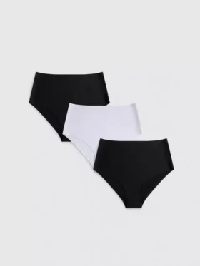 3-pack osynliga trosor med hög midja