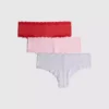 3-pack ribbade hipster-trosor i mikrofiber