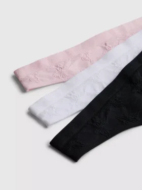 3-pack sömlösa jacquard-stringtrosor