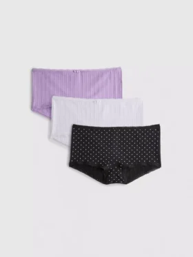 3-pack sömlösa mini-boyshorts
