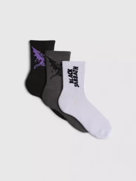 3-pack svarta Sabbath-strumpor