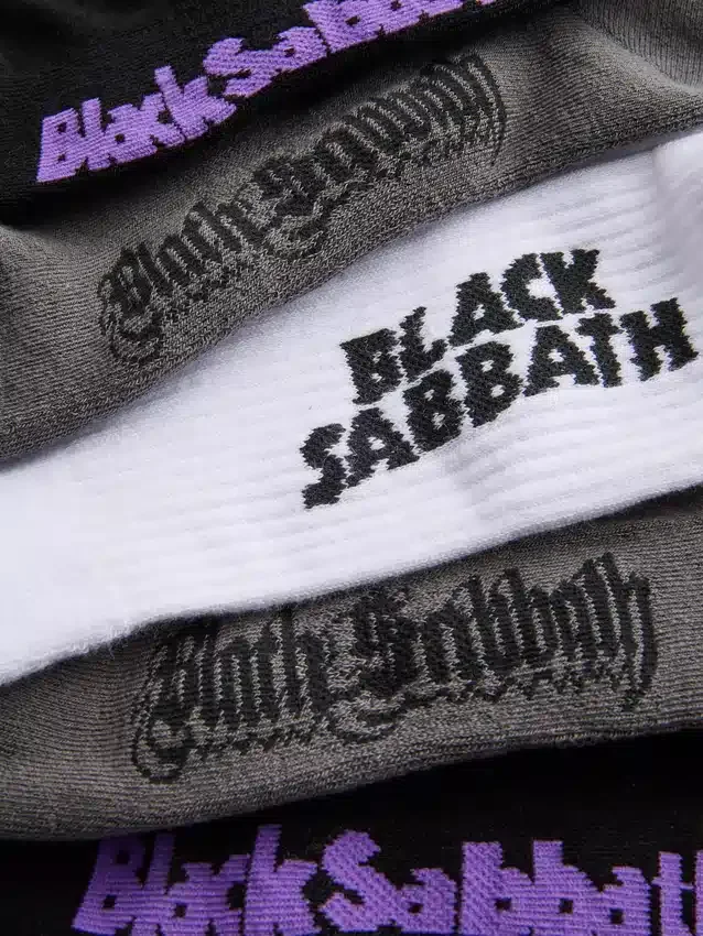 3-pack svarta Sabbath-strumpor