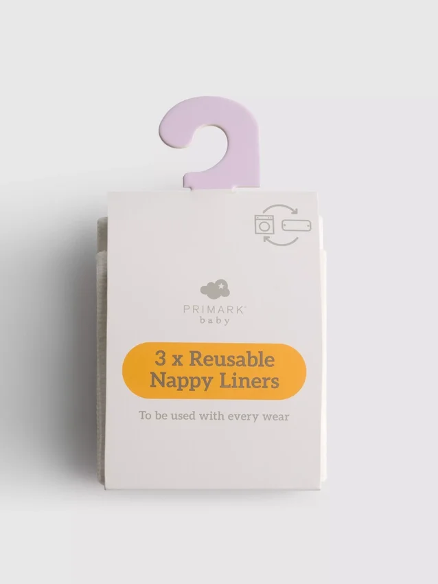 3-pack återanvändbara blöjinlägg