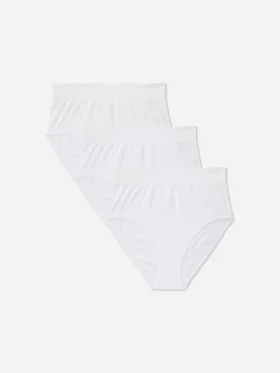 3-pack trosor med hög midja