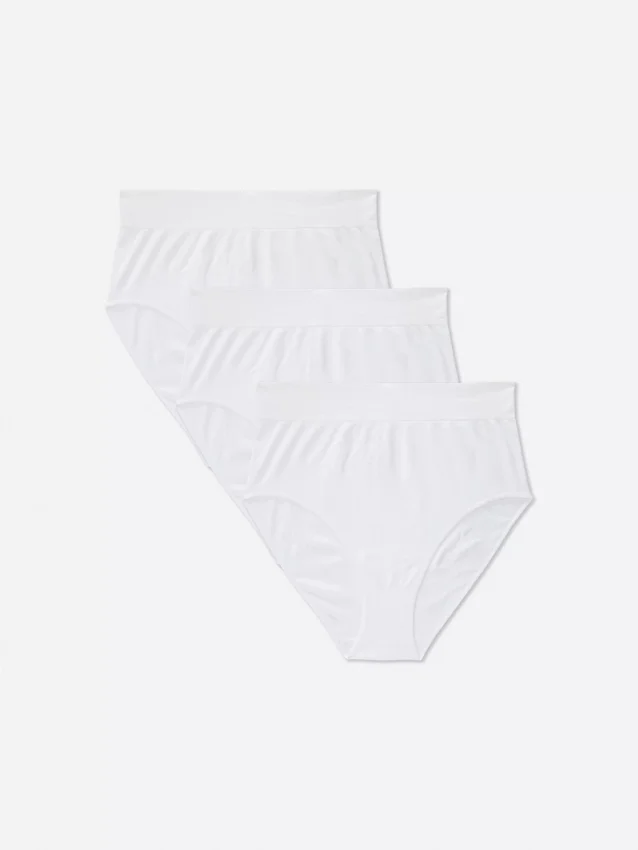 3-pack trosor med hög midja