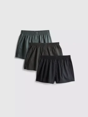 3-pack vävda boxershorts