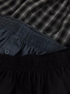 3-pack vävda boxershorts