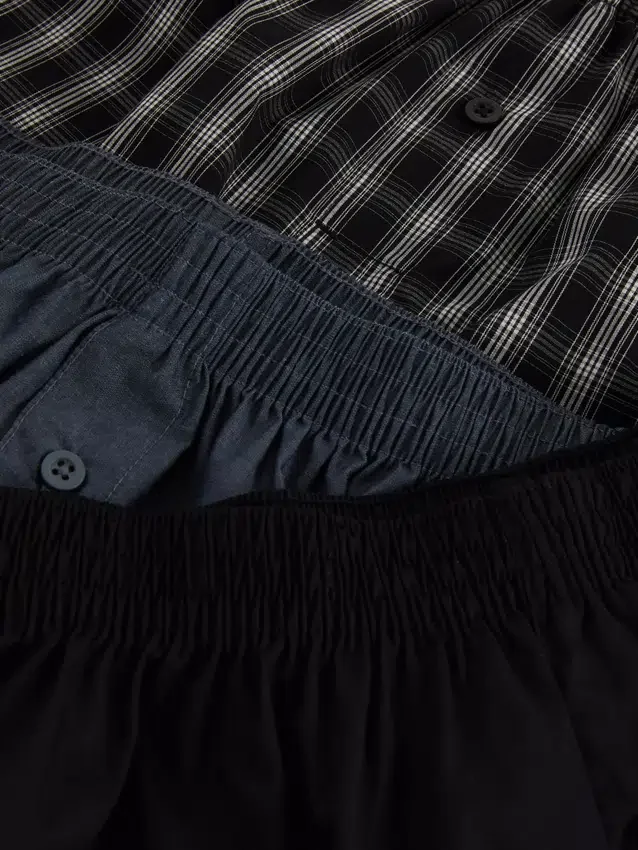 3-pack vävda boxershorts