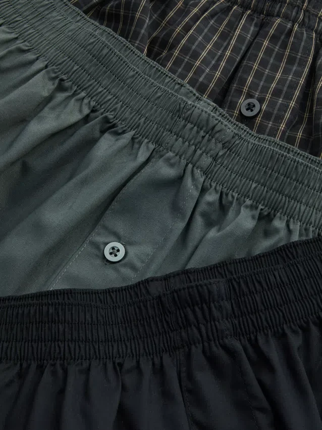 3-pack vävda boxershorts