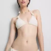 3D-blommig triangel-bikinitopp