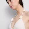 3D-blommig triangel-bikinitopp