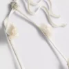 3D-blommig triangel-bikinitopp