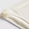 3D-blommiga bikinitrosor med knytband på sidorna