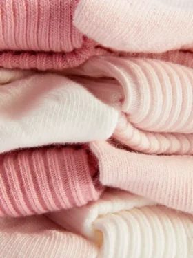 4-pack ankelstrumpor med resår för spädbarn